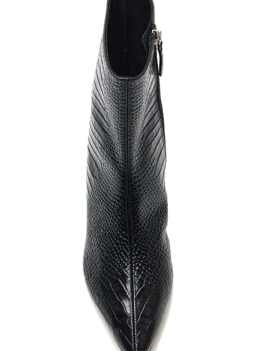FREDA SALVADOR Lanna Croc-Effect Leather Boots – New - Picture 14 of 14